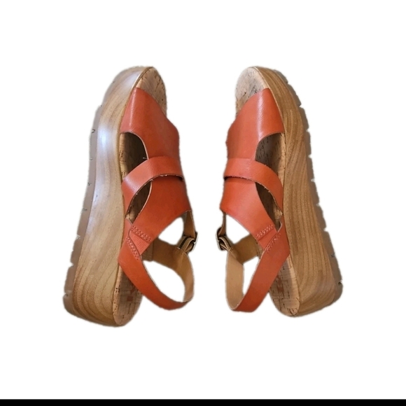 Korks Womens Brown Fallon Chunky Sandal 8 - Picture 7 of 11